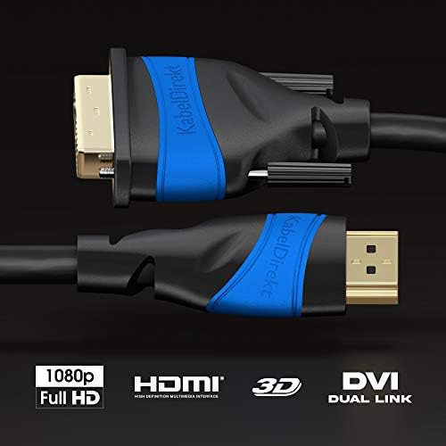 HDMI DVI adapterski kabl sa AIS signalom-zaštita od smetnji-10ft putem CableDirect - a