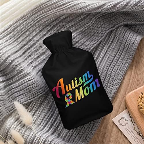 Autizam mama 1000ml gumena flaša za toplu vodu sa plišanim poklopcem topla torba za injektiranje prenosiva