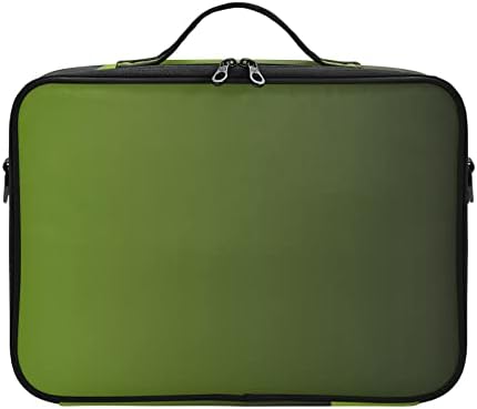 INNEWGO GREEN GRADINT Kozmetička torba za žene Travel Toaletska torba sa ručkama na ramenu trake za šminke
