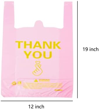 YSmile plastična torba za namirnice Hvala majica Plastična vrećica za kupovinu za malu poslovnu hranu za