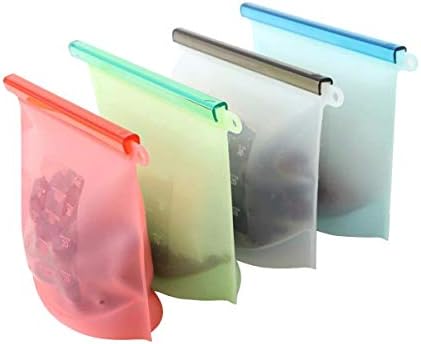 LKXHarleya silikonske kese za skladištenje hrane za višekratnu upotrebu, svestrana torba za čuvanje hrane