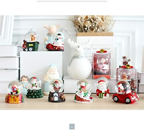 Kesyoo Božićni dekor Claus Christmas Snow Globe Snowflake vodeni globus Božićni uzorak Dekoracija Desktop
