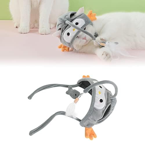 Cat Teaser Stick Šešir, Biješka otpornost na glavu Kat učvršćena igračka ECO Friendly Interactive Reliete