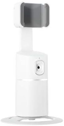 Štand i nosač kutije za Panasonic KX-TG9541B - Pivottrack360 Selfie stalak, praćenje lica okretni nosač za panasonic KX-TG9541B - zimska bijela