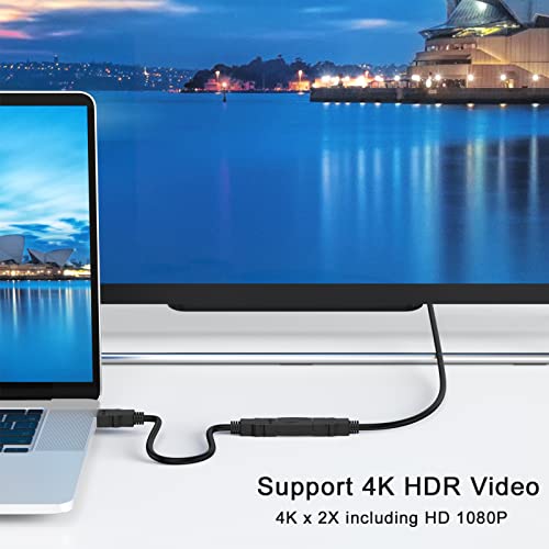 UVOOI HDMI ženski na ženski Adapter, 4K HDMI spojnica za proširenje konektor HDMI kabla kompatibilan sa